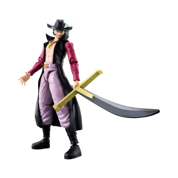 Anime Heroes One Piece Dracule Mihawk Figure – 6.5-Inch Bandai Collectible