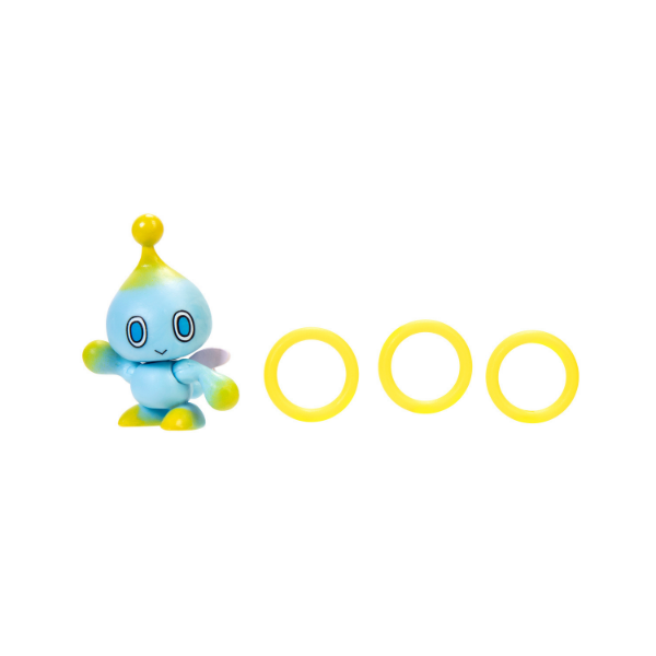Figura Cheese Chao de 6,3 cm do ouriço Sonic Jakks com 3 anéis