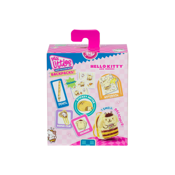 Mochila Mini Hello Kitty Real Littles – Edição Pompompurin Sanrio