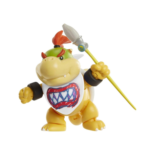 Super Mario Bowser Jr 4” Figure Jakks Pacific w/ Paint Brush Nintendo