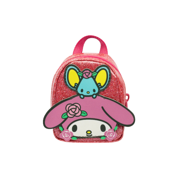 Mochila Sanrio My Melody Mini da Real Littles – Surpresa com aroma floral!