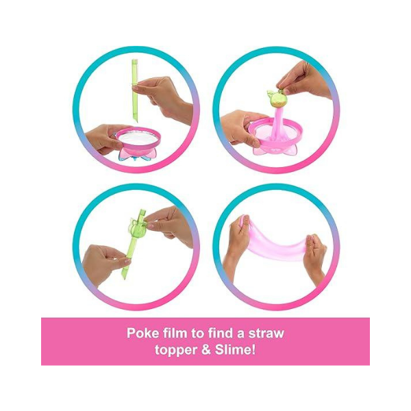 Barbie Pop Reveal Shakes Series Doll – Scented Kitten, 8 Surprises