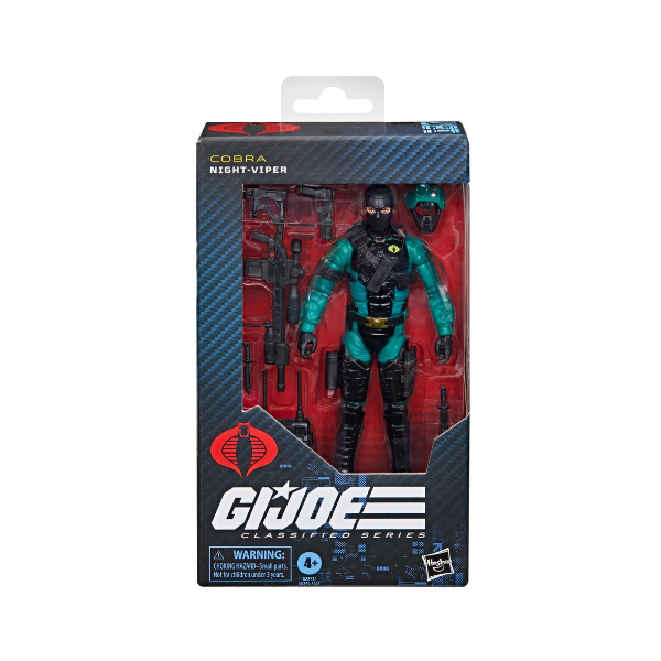 GI Joe Classified Series Cobra Night-Viper Action Figure Hasbro #187