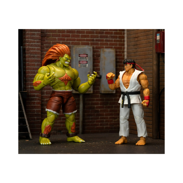 Street Fighter II Blanka 7" Deluxe Action Figure Jada Toys Collectible