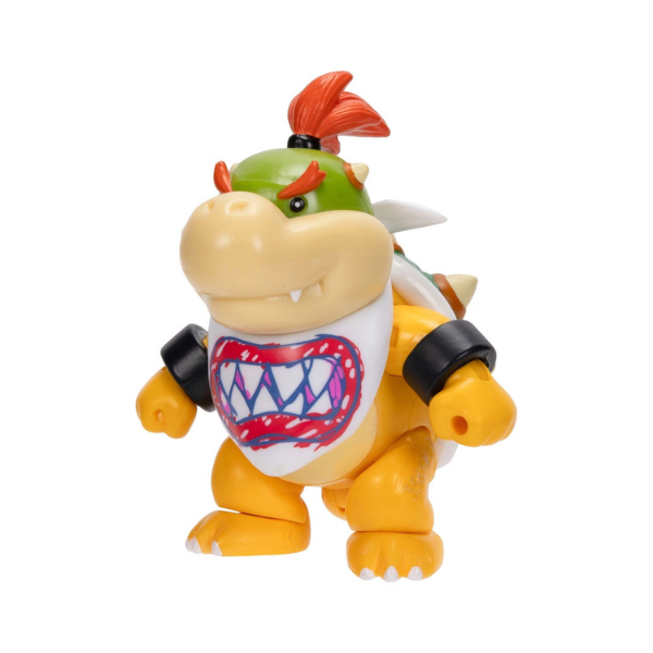 Super Mario Bowser Jr 4” Figure Jakks Pacific w/ Paint Brush Nintendo