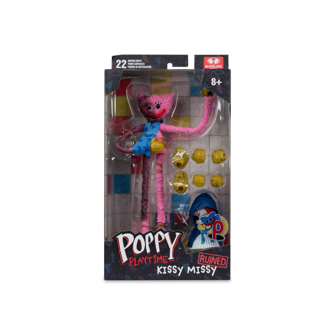 McFarlane Poppy Playtime Ruined Kissy Missy 7" Action Figure with Poppy NEW