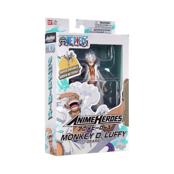 Anime Heroes – Monkey D. Luffy (Gear 5) Action Figure – One Piece