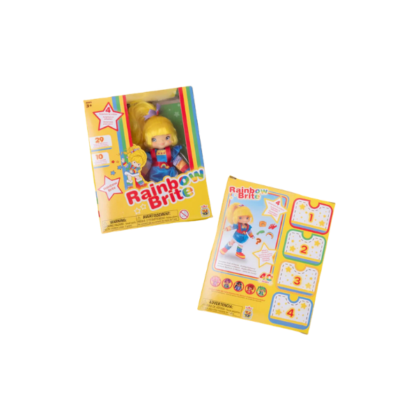 Figura Rainbow Brite de 5,5" com acessórios da The Loyal Subjects