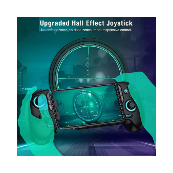 AXYBCOOL Mobile Wireless Game Controller with Hall Joystick RGB
