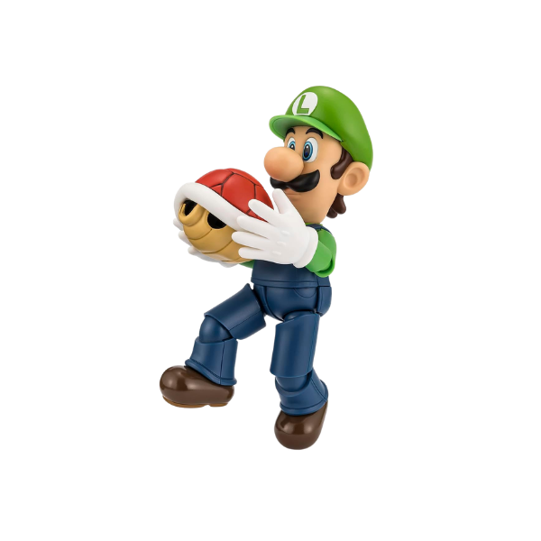 Bandai S.H.Figuarts Luigi Super Mario Action Figure – Tamashii Nations Nintendo Collectible