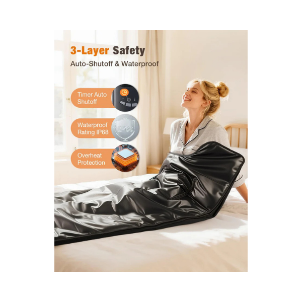 Noerishia Infrared Sauna Blanket with Remote Control & Carry Bag