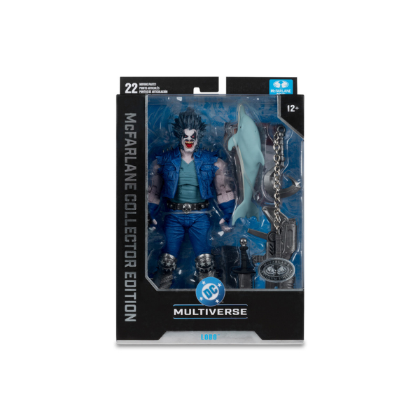 McFarlane DC Multiverse Lobo Collector Edition Platinum 7” Action Figure w/ Accessories