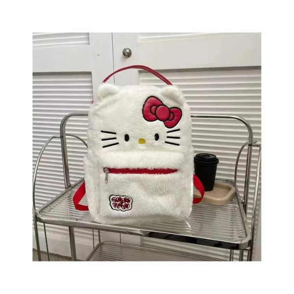 HZARTEWE Plush Backpack Bundle – Cute Kids & Adults School Travel Bag