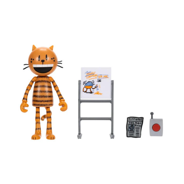 Boneco de ação Petey Dog Man de 5 polegadas – 3 acessórios – Brinquedo de personagem de filme