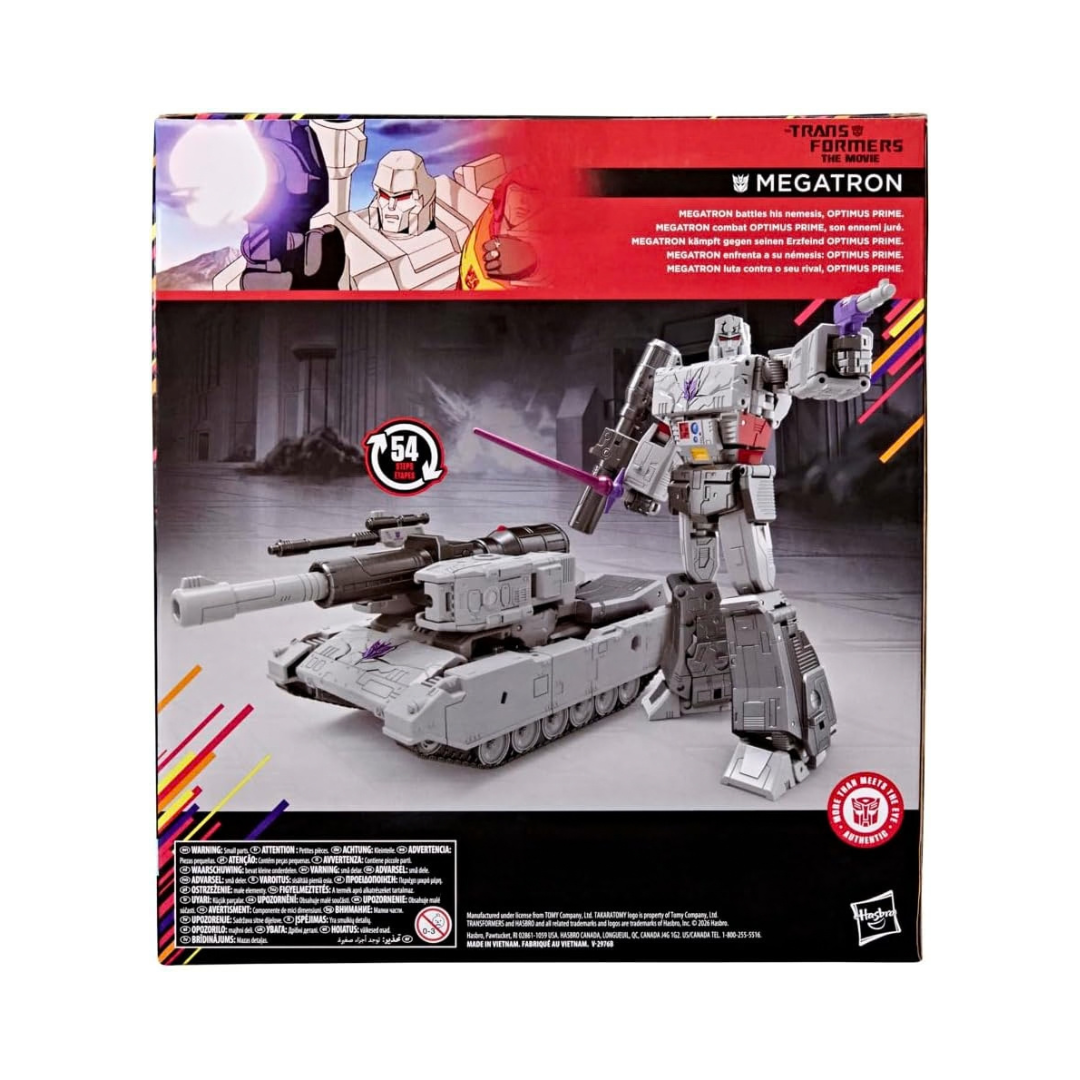 Transformers Studio Series MTMTE The Transformers Movie Leader Class Megatron 8.5 Inch Figure