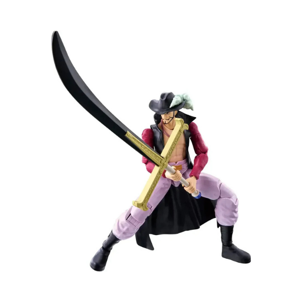 Anime Heroes One Piece Dracule Mihawk Figure – 6.5-Inch Bandai Collectible