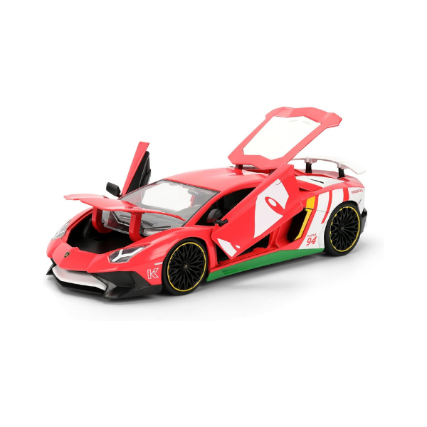 Jada Toys Knuckles Lamborghini Aventador SV Die-Cast Vehicle & Figure