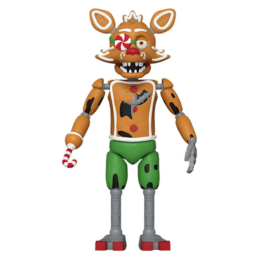FNAF Five Nights at Freddy's Gingerbread Foxy 5" Holiday Christmas Figure
