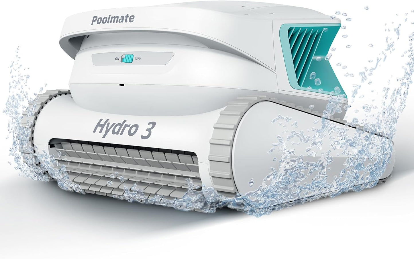 Poolmate Hydro3 2025 Cordless Robotic Pool Cleaner, 200min Runtime