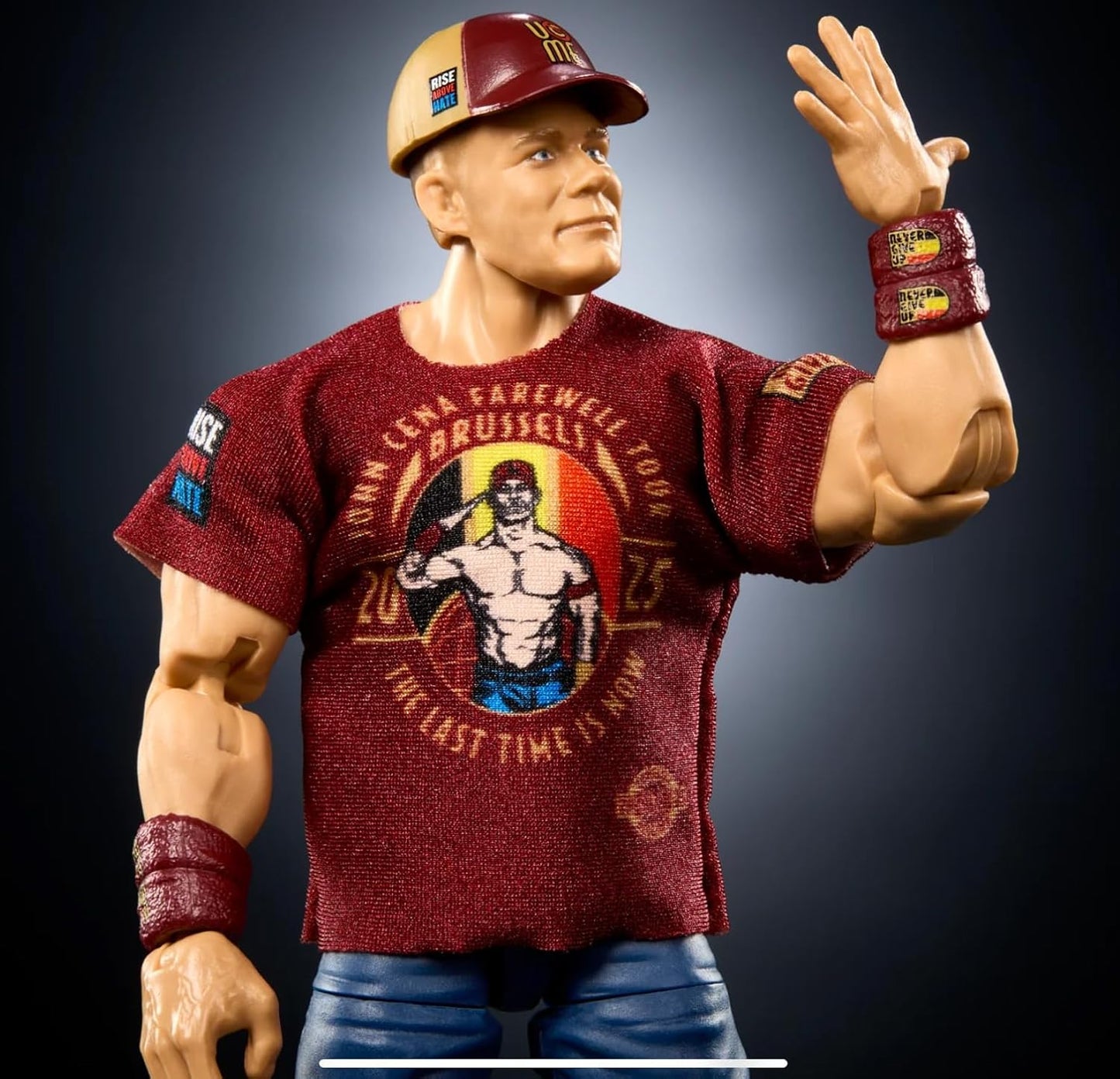 WWE Elite 120 John Cena Red Brussels Exclusive 6" Action Figure by Mattel