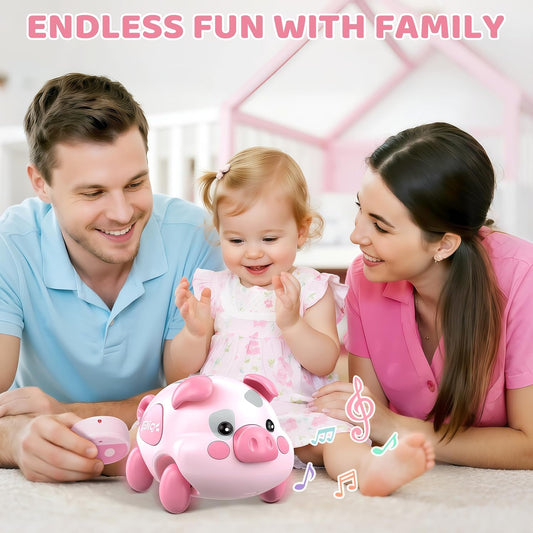 Baby Musical Piggy Toy for 6–18 Months – Tummy Time & Development