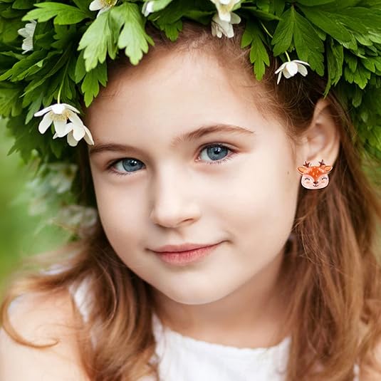 Sunxiner 12-Pair Clip-On Earrings Set for Girls Hypoallergenic Jewelry Gifts