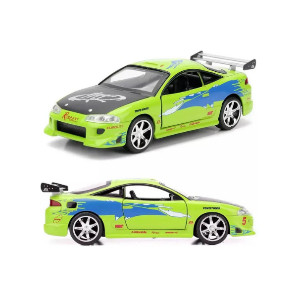 Jada 1/32 Scale Brian’s Mitsubishi Lancer Evolution VII Diecast Car – Green
