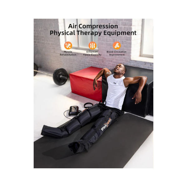 SHINE WELL Leg Recovery System – Air Compression Massager, 11 Intensities