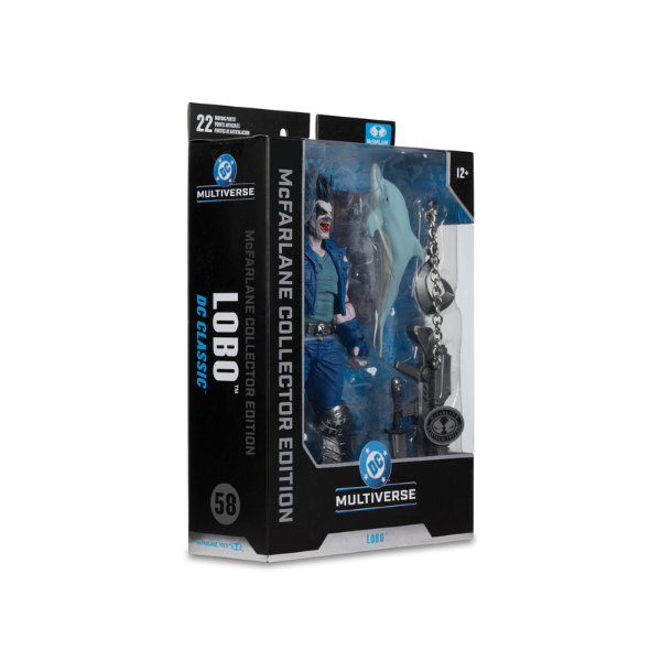 McFarlane DC Multiverse Lobo Collector Edition Platinum 7” Action Figure w/ Accessories