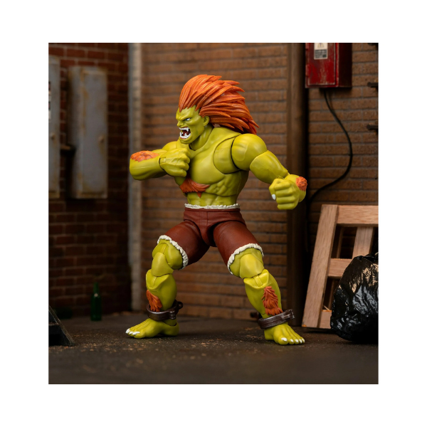 Street Fighter II Blanka 7" Deluxe Action Figure Jada Toys Collectible