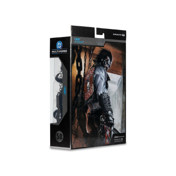 McFarlane DC Multiverse Lobo Collector Edition Platinum 7” Action Figure w/ Accessories