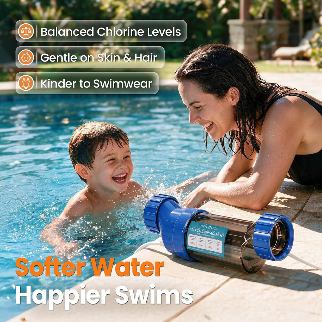 Vidapool T-CELL-15 Salt Cell Replacement for Hayward AquaRite 40K Pools