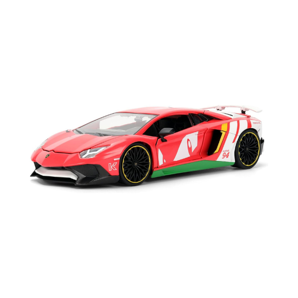 Jada Toys Knuckles Lamborghini Aventador SV Die-Cast Vehicle & Figure