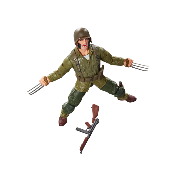 Marvel Legends Wolverine WWII Logan Executer Build A Figure Action Figure Hasbro