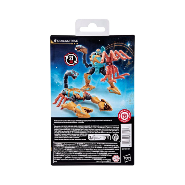 Transformers Age of the Primes Quickstrike Beast Wars Action Figure