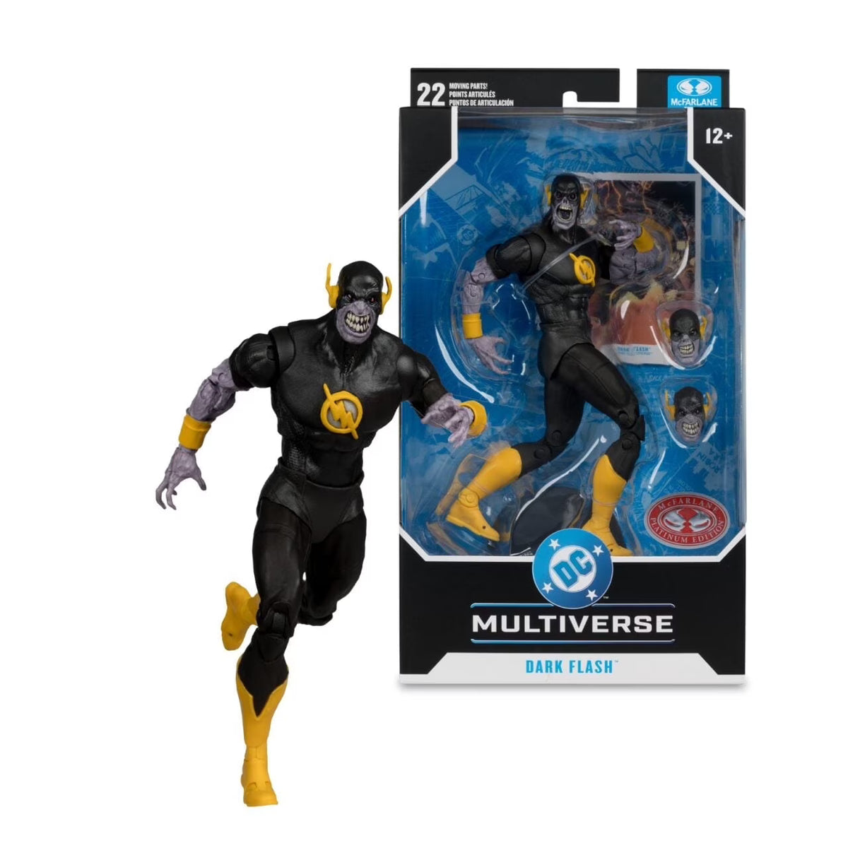 Dark Flash DC Multiverse Red Platinum 7" Action Figure Collectible