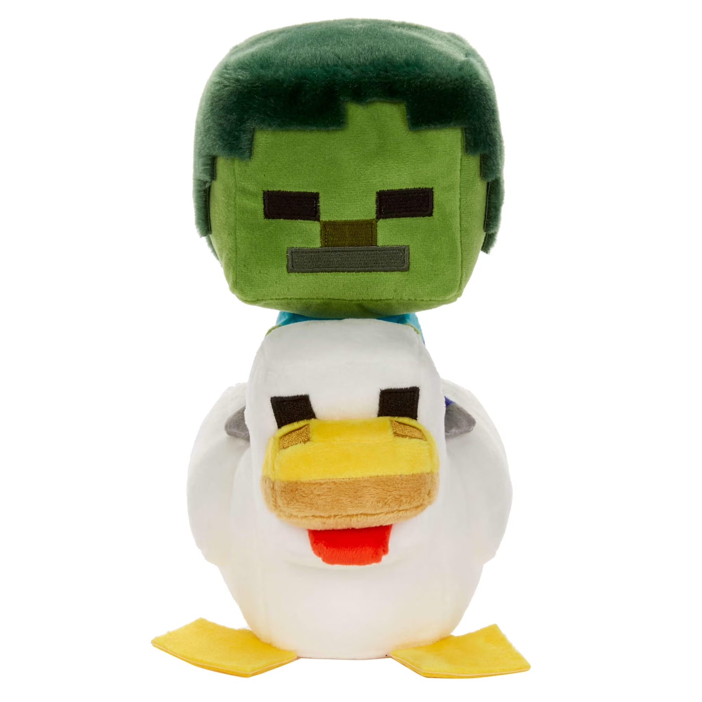 Minecraft Zombie Chicken Jockey 8" Plush Toy for Kids & Collectors