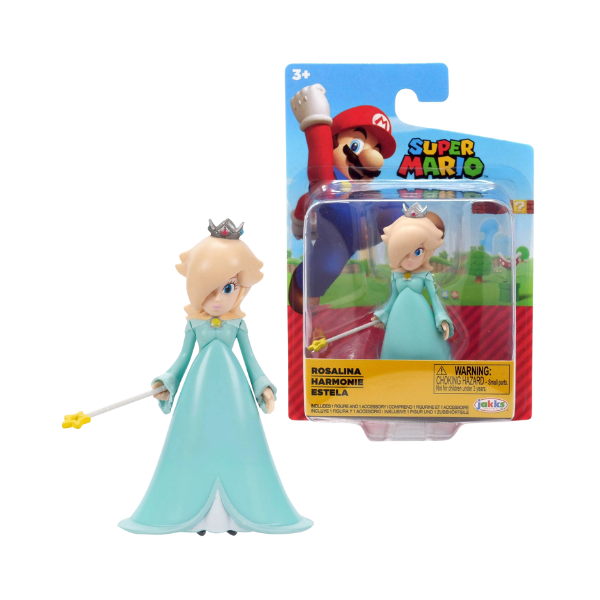 Super Mario Rosalina 2.5-Inch Mini Action Figure with Star Wand