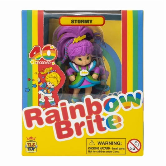 Rainbow Brite 40th Anniversary Stormy Doll Figure NIB 3" Character