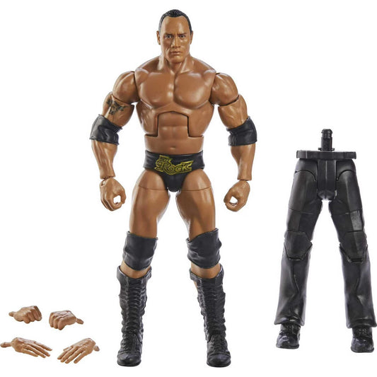 WWE Elite The Rock 6” WrestleMania Action Figure with Accessories