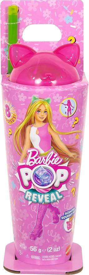 Barbie Pop Reveal Shakes Series Doll – Scented Kitten, 8 Surprises - Logan's Toy Chest
