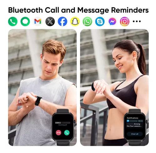BENIO Lark 3 Smart Watch, 2.04" AMOLED, Heart Rate/Sleep Monitor, Waterproof - Logan's Toy Chest