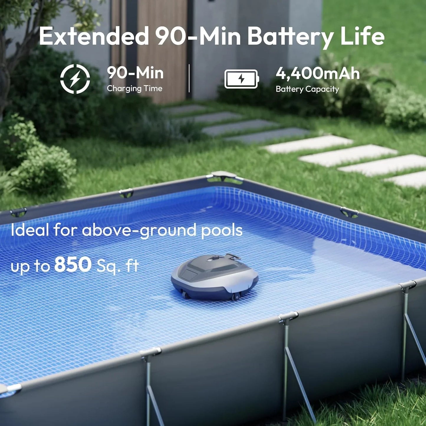 BuSwift 320P Robotic Pool Cleaner – Cordless, Smart, DirtLock Tech 2.0 - Logan's Toy Chest
