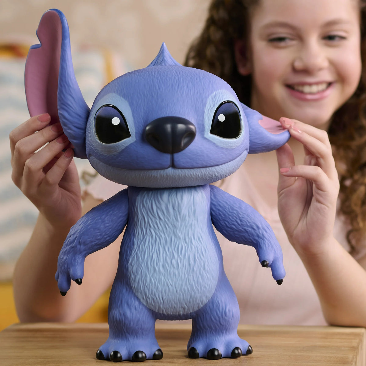 Disney Stitch Larger Than Life 14" Poseable Vinyl Figure by Just Play