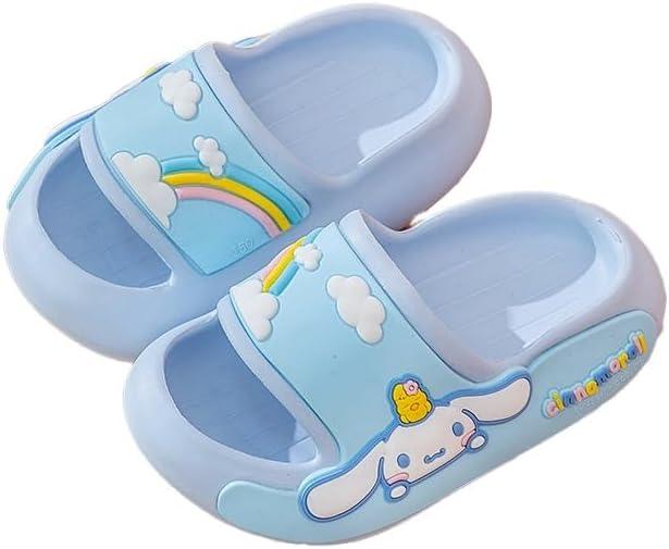 Cinnamoroll Rainbow Cloud Slides – Blue Sanrio EVA Sandals Women 9.5–10.5 - Logan's Toy Chest