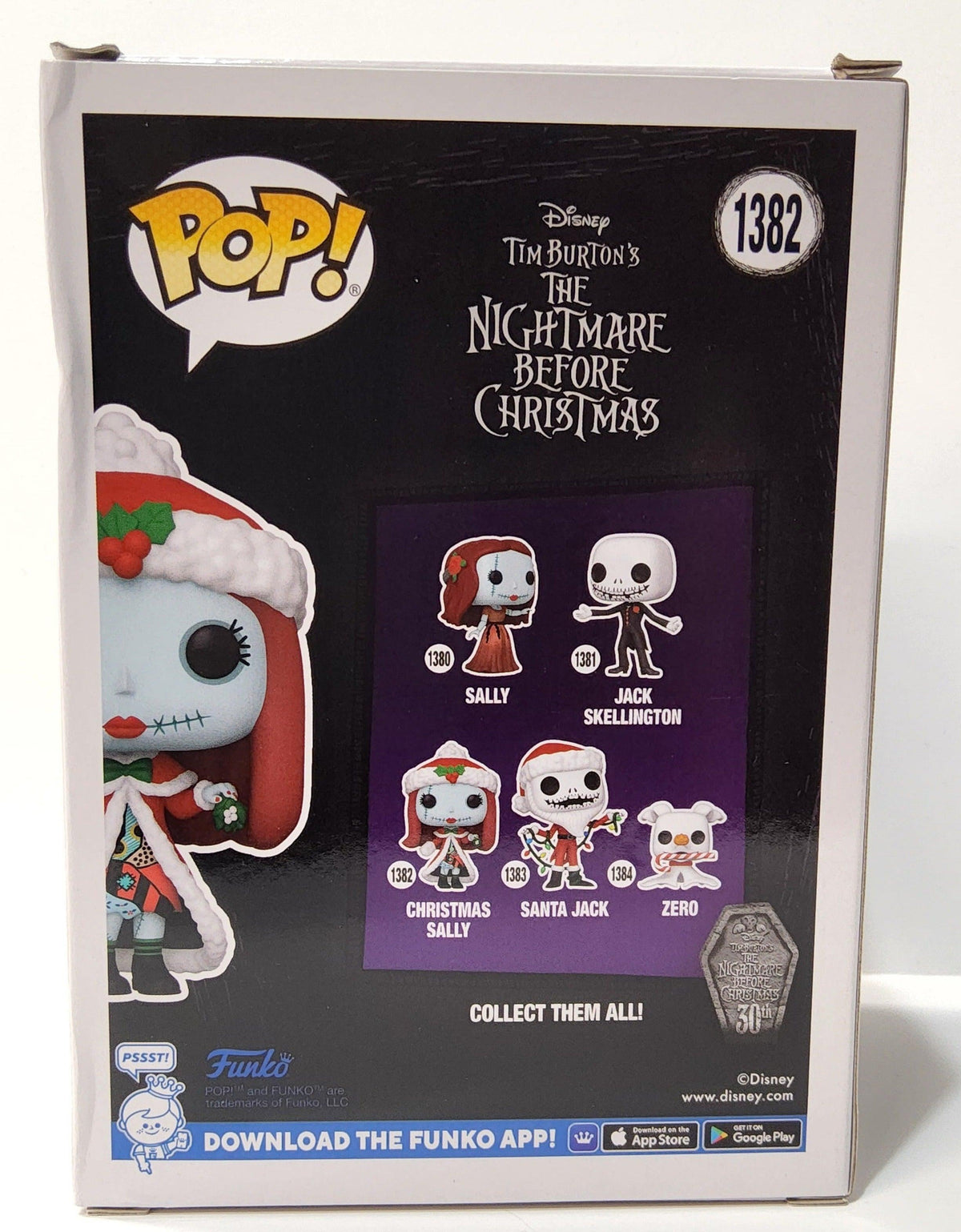 Disney Funko Pop! Sally 30th Anniversary Christmas Edition #1382 Vinyl Figure - Logan's Toy Chest