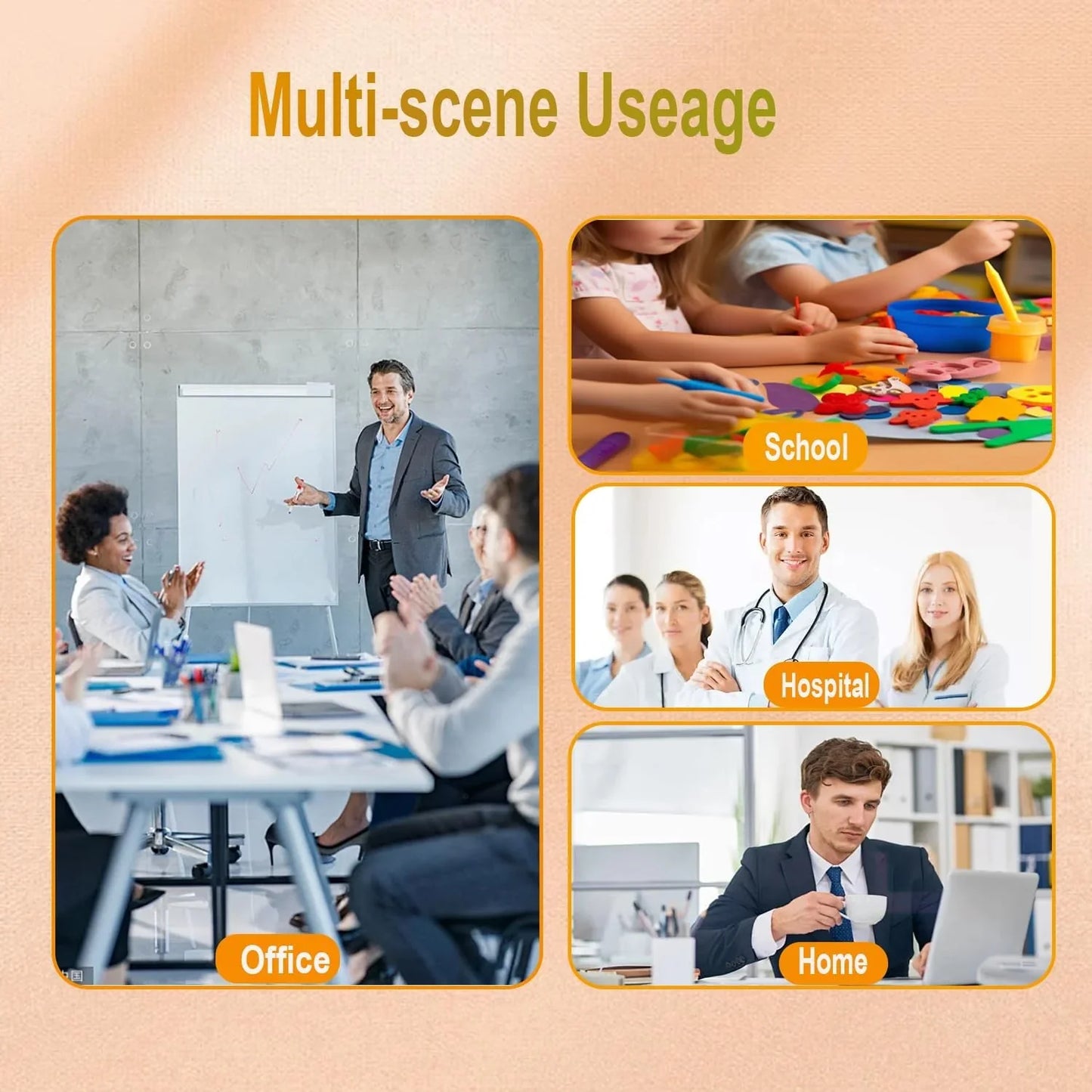 Eficazink 923E Ink Cartridge 4-Pack for HP OfficeJet Pro Printers - Logan's Toy Chest