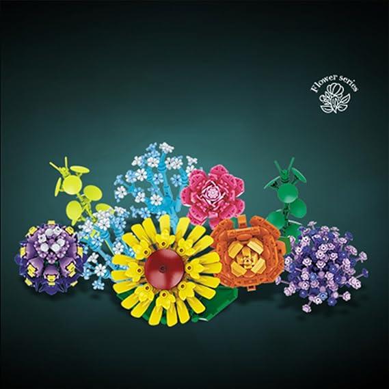 FAFAFA Toys Flower Bouquet Building Blocks Set – DIY Botanical Collection - Logan's Toy Chest