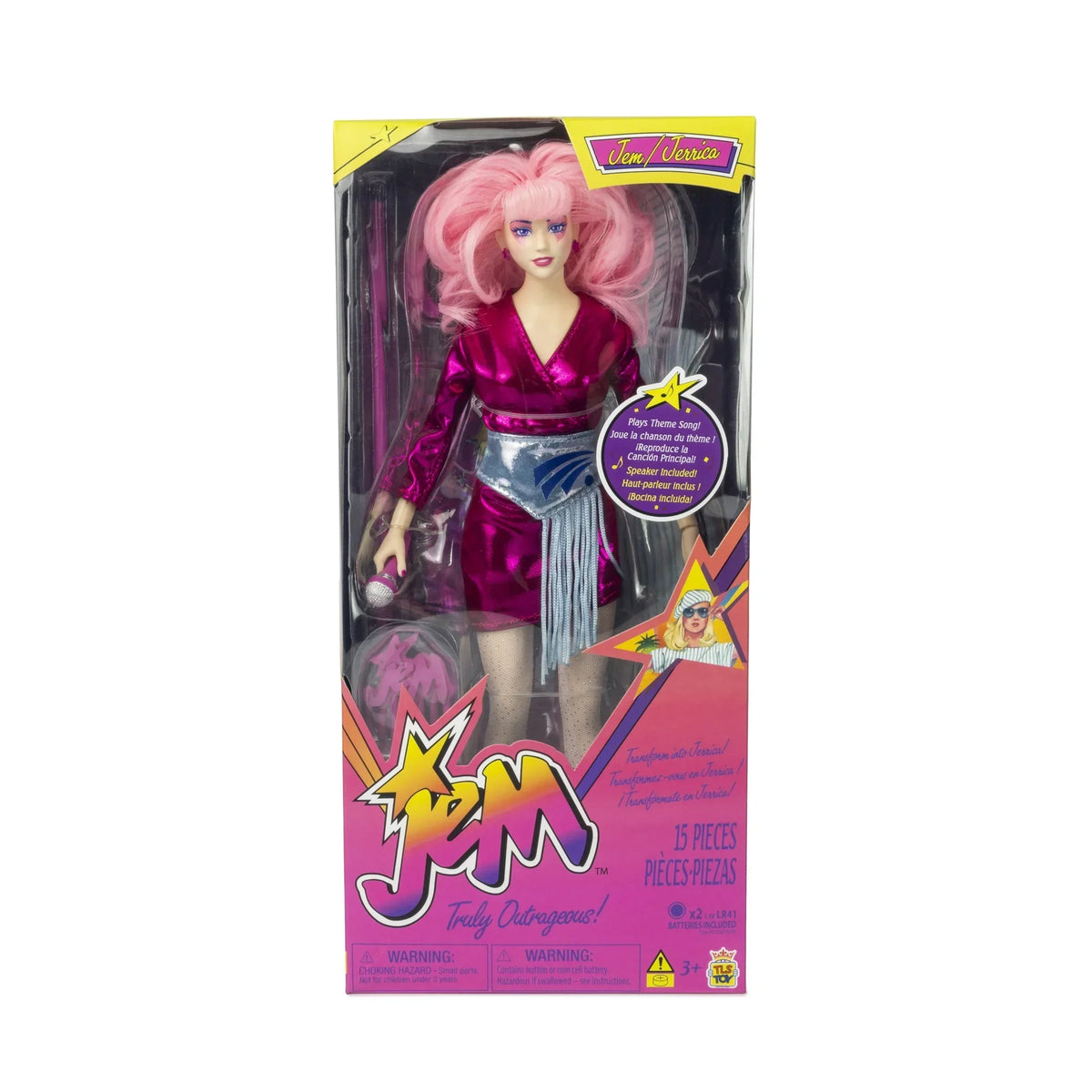 Jem & The Holograms 12" Doll | Classic Concert Edition Collectible Toy - Logan's Toy Chest