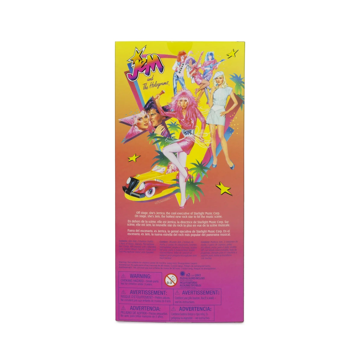 Jem & The Holograms 12" Doll | Classic Concert Edition Collectible Toy - Logan's Toy Chest